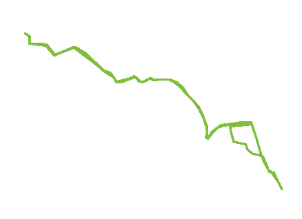 Line showing cycle ride